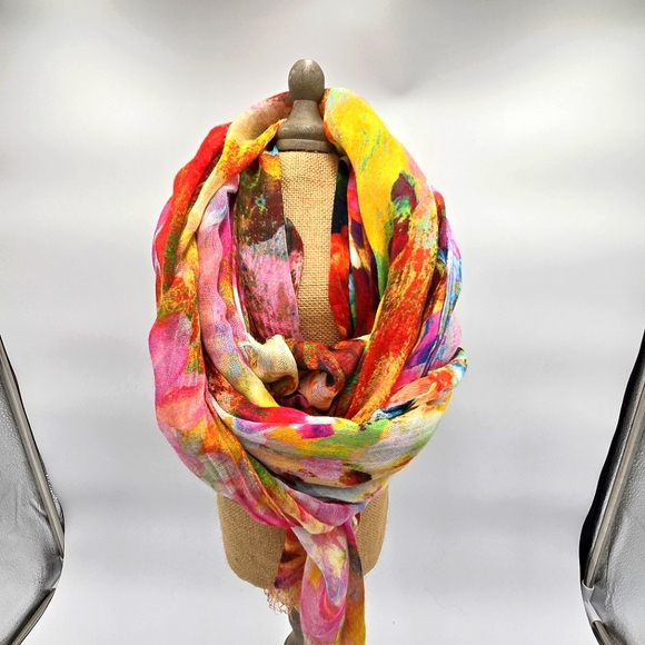 Multicolor Women's Scarf - Picture 2 of 10